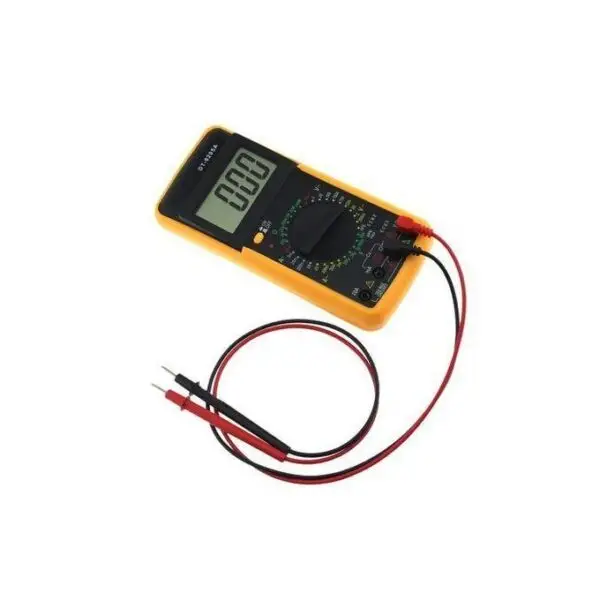 DT9205A Digital Multimeter Capacitance Multi Meter - Yellow,Black. - Image 2