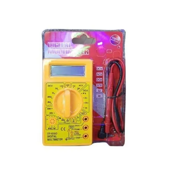 Digital Multimeter LCD Display DC/AC Voltage Current/A Resistance Digital Multimeter - Image 2