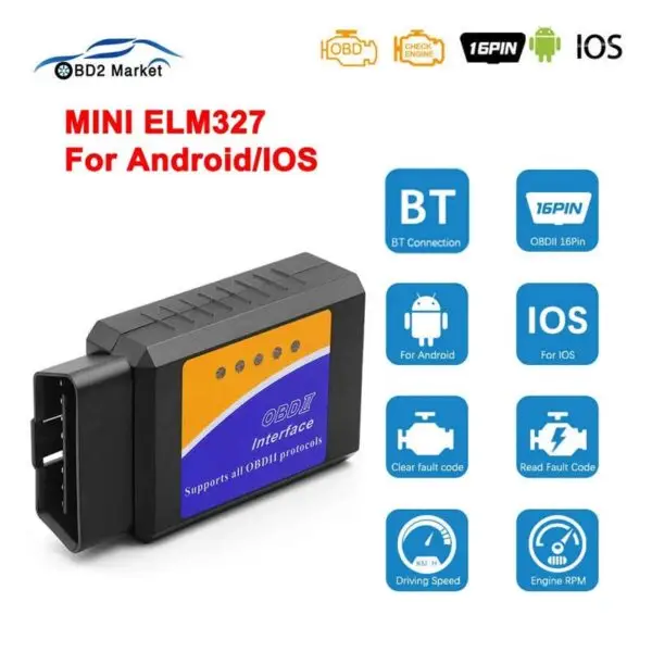 ELM327 OBD2 Diagnostic tool-Bluetooth - Image 2