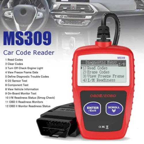 MS309 OBD2 Scanner Multi-languages Automotive Scanner