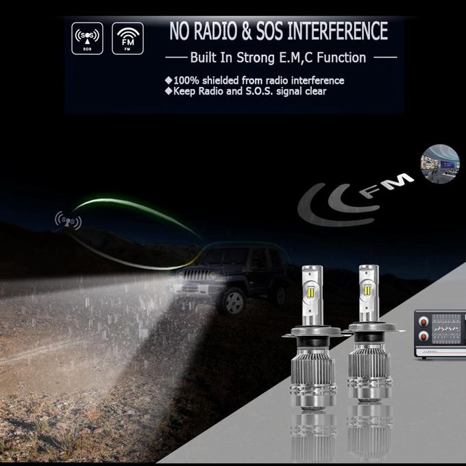 H7 LED Headlight Bulbs(2PCS) 60W 90000LM - Image 2