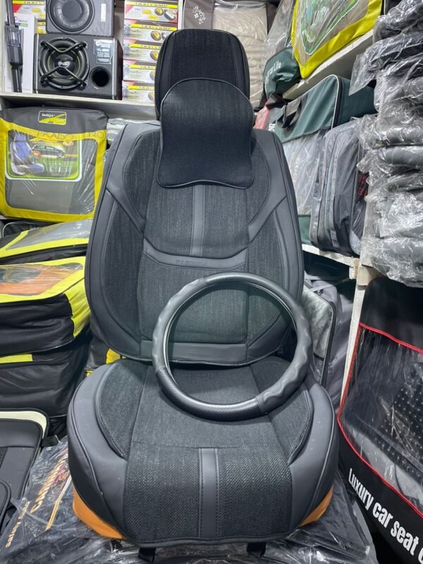 Full Set Car Seat Covers /Protectors - 5 Seater Varying Color - Image 3