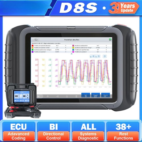 XTOOL D8S V2.0 Full Systems Automotive Diagnostic Too